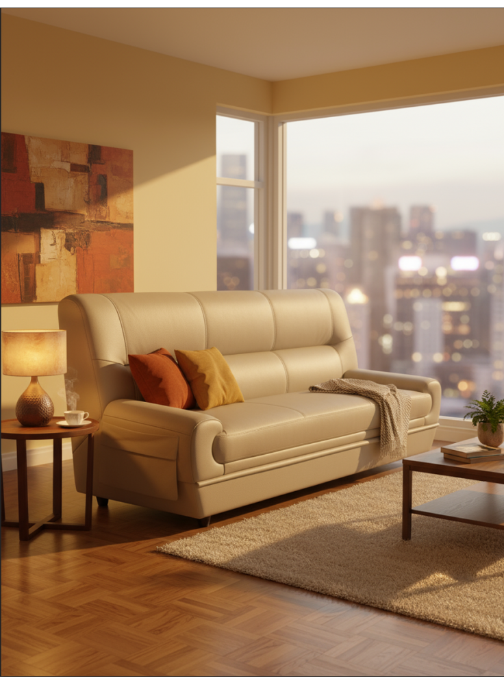 Divano 318-半真皮梳化床