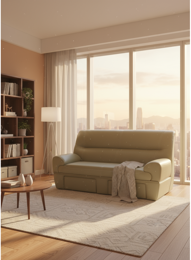 Divano 338-半真皮多功能梳化床