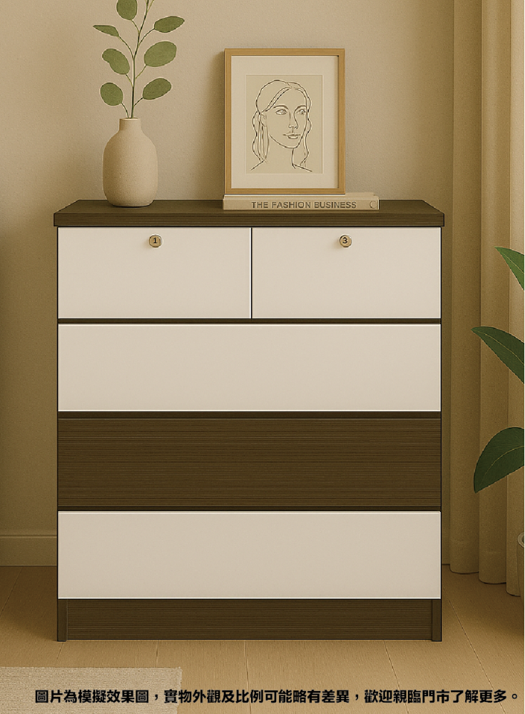 LAVA系列-30"五櫃桶櫃