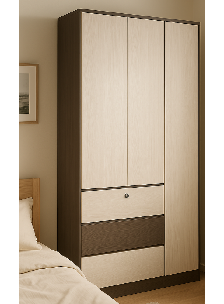 LVWH系列-三門三櫃桶衣櫃