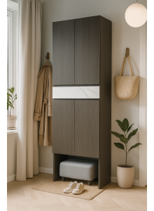 MUYC夾板系列--24"高身四門鞋櫃