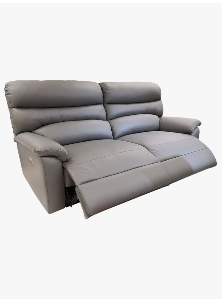 Half leather and recliner sofa (No. 6565)